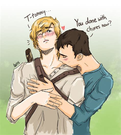 "Whatever you want Tommy" Newt grinned wickedly at his boyfriend as he led Thomas to the bed. . Newtmas fanfiction top newt